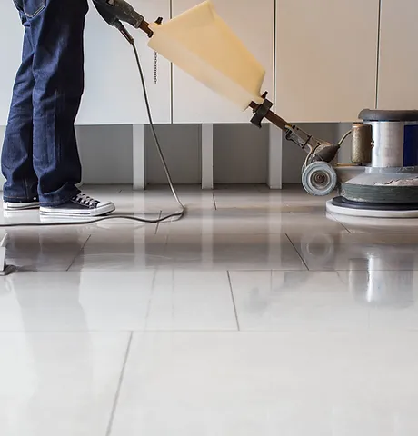 Using an industrial vacuum with odor elimination treatment